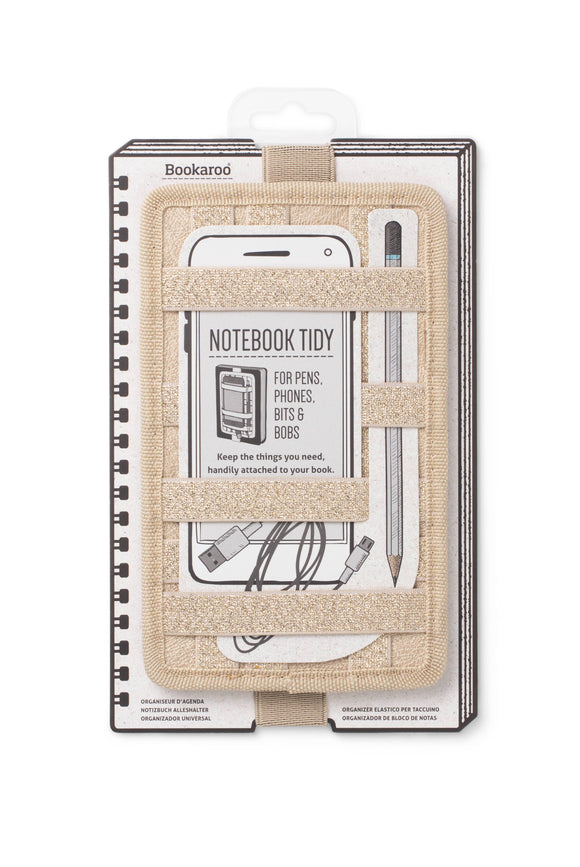 Bookaroo Notebook Tidy: Gold