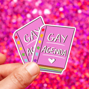 Gay Agenda LGBTQ+ sticker