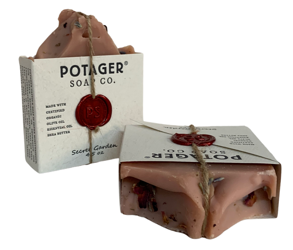Bar Soap Secret Garden (New) with Pink Kaolin Clay & Organic