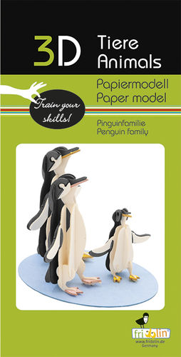 3D Penguin Family Puzzle