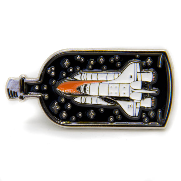 Spaceship in a Bottle Pin
