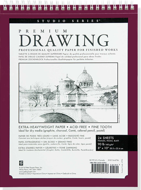 Studio Series Premium Drawing Pad (8 x 10)