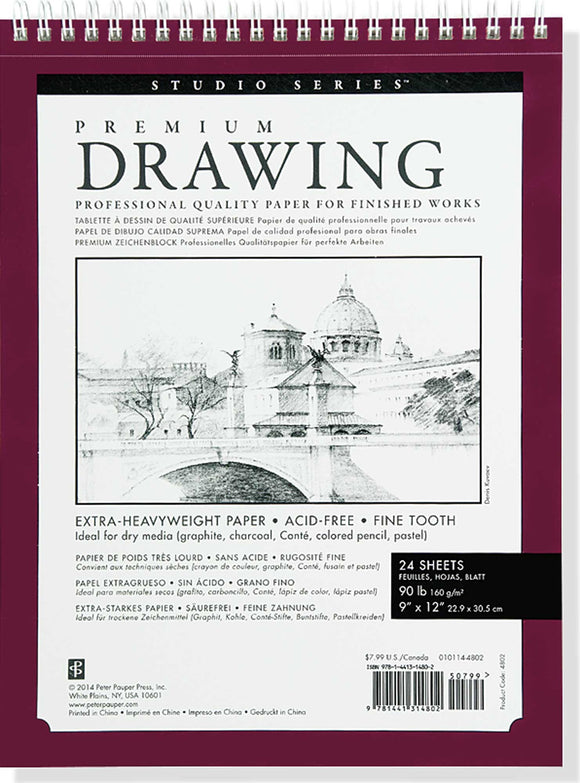 Studio Series Premium Drawing Pad (9 x 12)