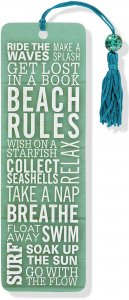 Beach Rules Bookmark
