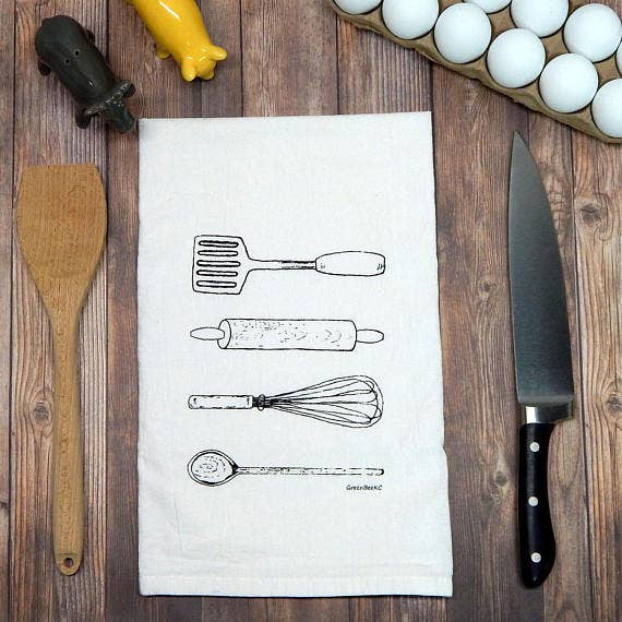 Kitchen Utensils Flour Sack Tea Towel