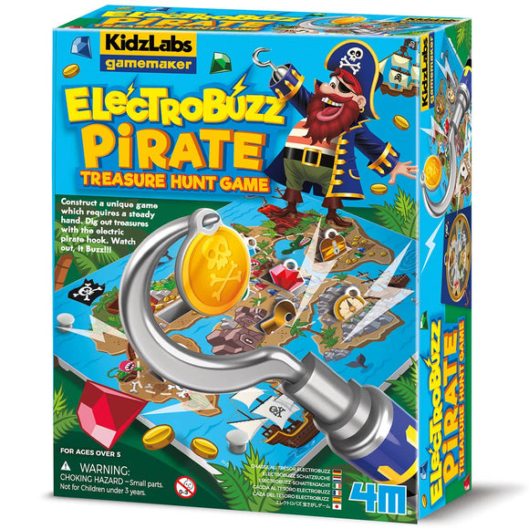 4M Electrobuzz Pirate Game, Construct and Compete