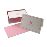 Baby Steps Thank You Notes in Pink