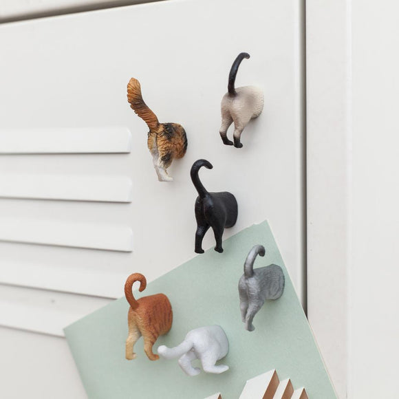 Cat Butt Magnets (Set of 6)