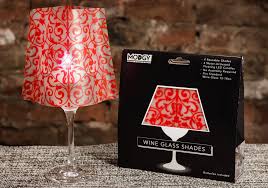 Cha Cha Wine Glass Shades (Red)