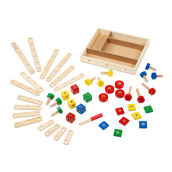 Wooden Construction Set in a Box