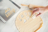 Script Cookie Cutters - Set of 26