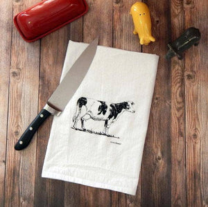 Dairy Cow Flour Sack Tea Towel