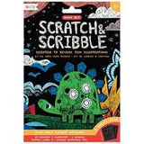 Mini Scratch & Scribble Art Kit: Dino Days