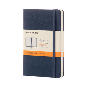 Classic Notebook, Hard Cover, Pocket, Lined, Sapphire Blue