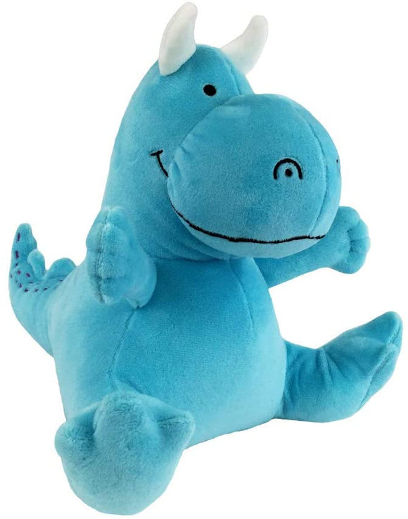 MerryMakers Dragon Soft Plush Blue Dragon Stuffed Animal Toy