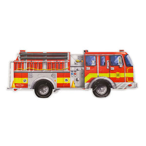 Giant Fire Truck Floor Puzzle