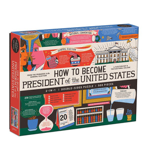 How to Become President Double-Sided Puzzle - 500 Pieces