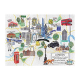 London Map Puzzle - 1000 Pieces