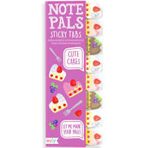 Note Pals Sticky Tabs - Cute Cakes