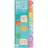 Note Pals Sticky Tabs - Monsters