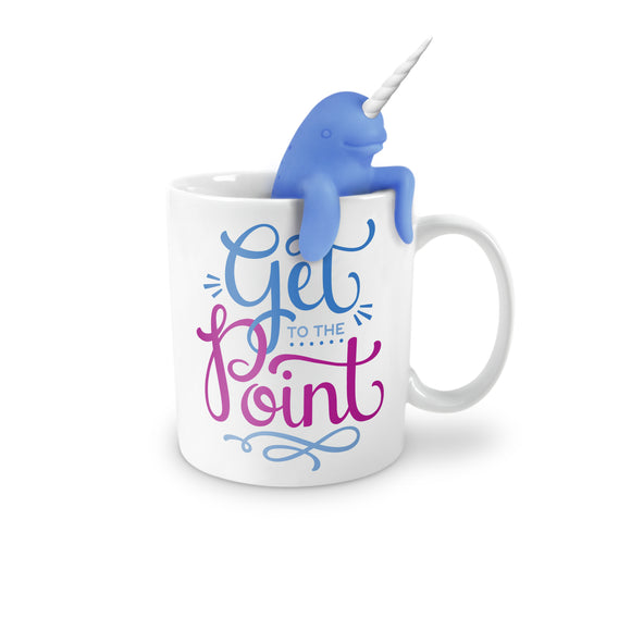 Two for Tea Spiked Tea Narwhal Infuser and Mug Gift Set