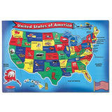 USA Map Floor Puzzle