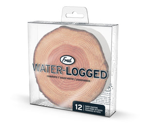 Water-logged Beverage Coasters, Set of 12