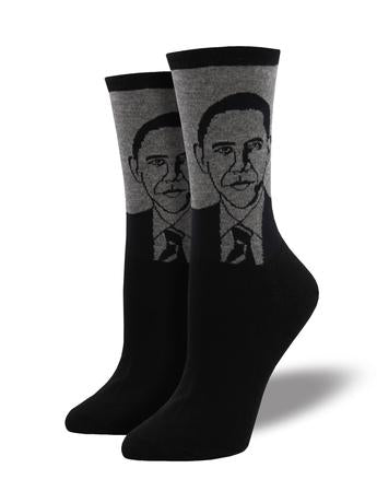 Obama Gray Heather Women's Socks